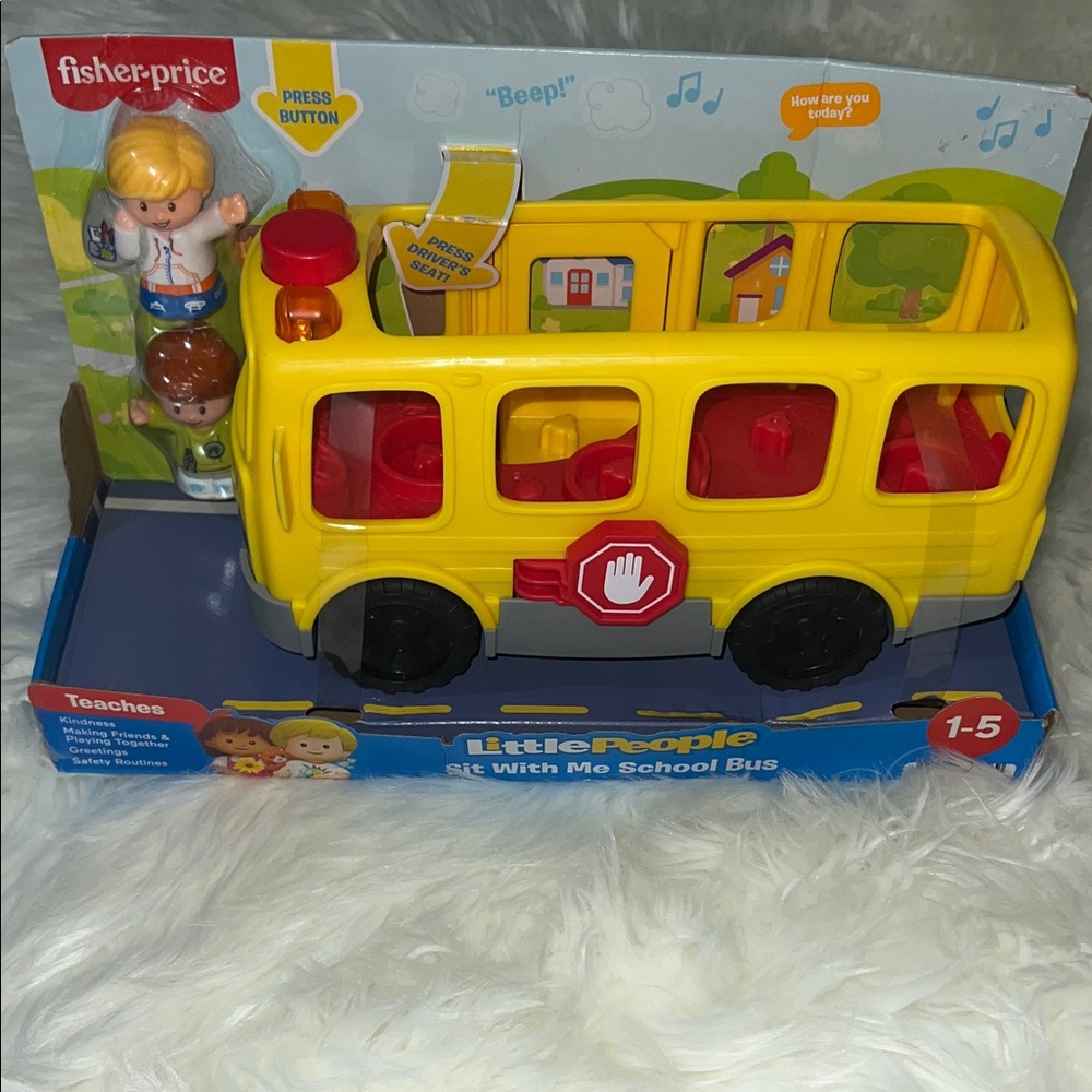 Fisher-Price Little People School Bus - Bright Yellow